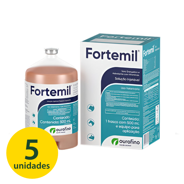 Fortemil 500ml Ourofino - 5 Unidades