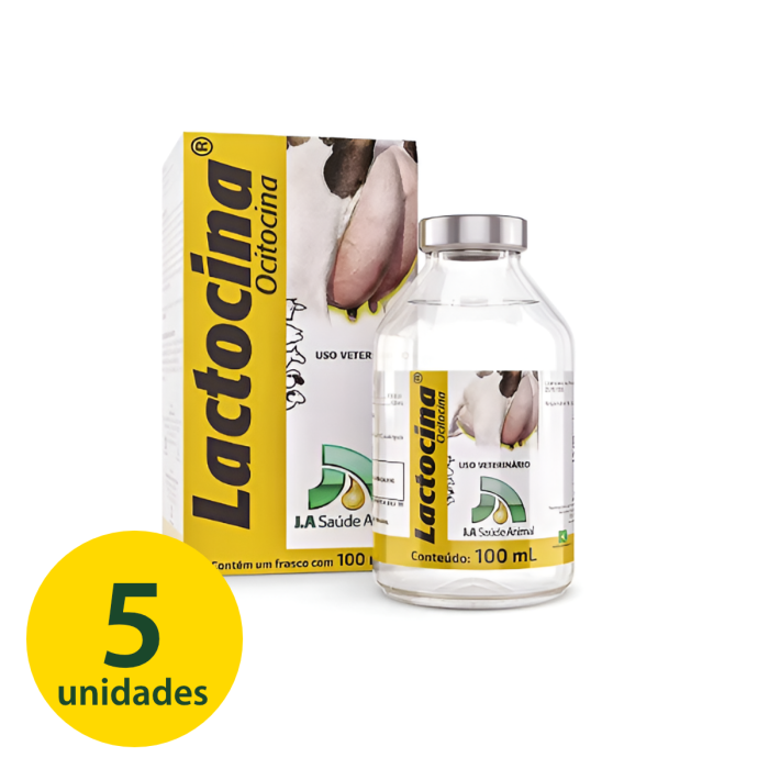 Lactocina 100 mL JA Saúde Animal - 5 Unidades