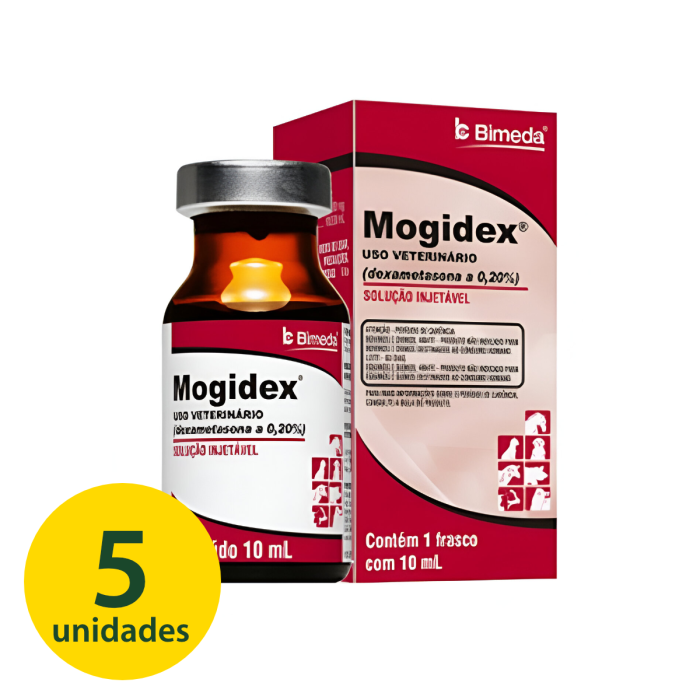 Mogidex 10ml - 5 Unidades