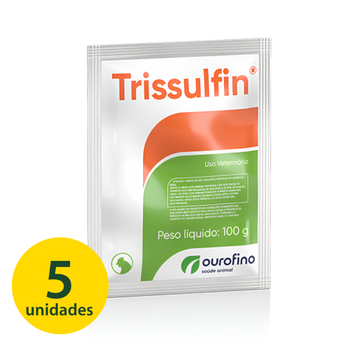 Trisulfin Pó Sachê 100g Ourofino - 5 Unidades
