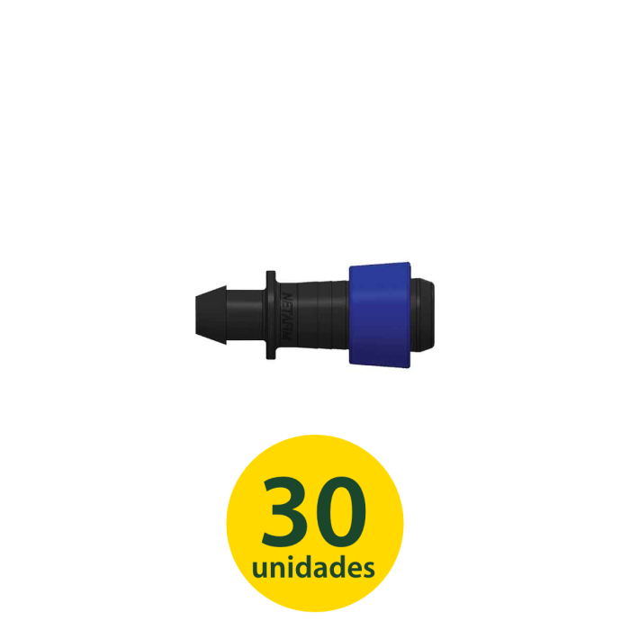 Conector Inicial Universal PE 16mm com Anel Netafim 32500-017790 - 30 Unidades