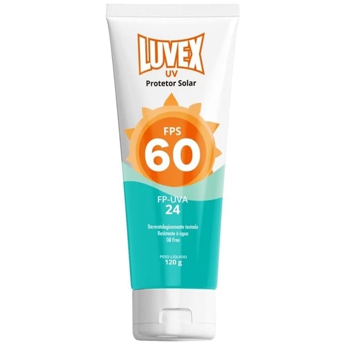 Protetor Solar UV FPS 60 120g Luvex