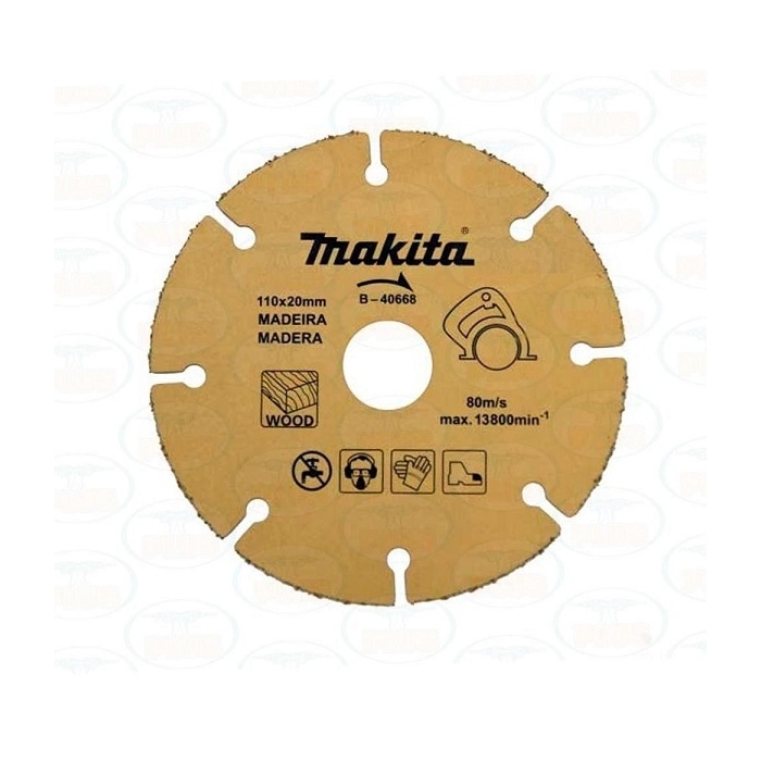 Disco de Corte para Madeira 110 x 20 mm com Grãos- Makita B-40668