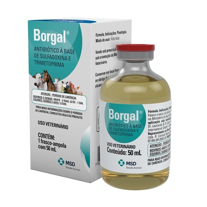Borgal 50 mL - MSD Saúde Animal