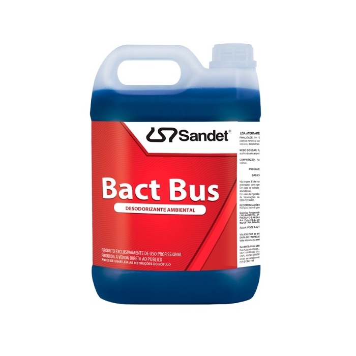 Desinfetante Bactericida 5 Litros Sandet Bact Bus