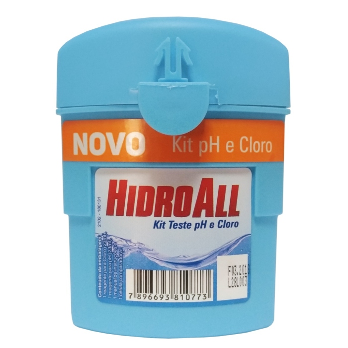 Kit de Teste pH/Cloro Hidroall