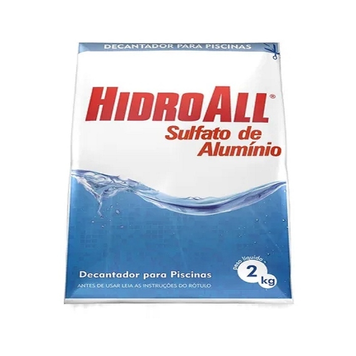 Sulfato de Alumínio 2Kg HidroAll