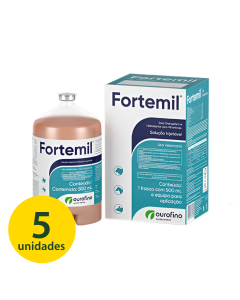 Fortemil 500ml Ourofino - 5 Unidades