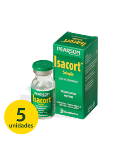 Isacort 10ml Eurofarma - 5 Unidades