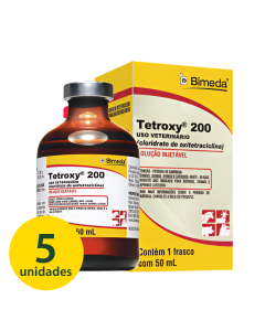 Tetroxy 200 50mL Bimeda - 5 Unidades